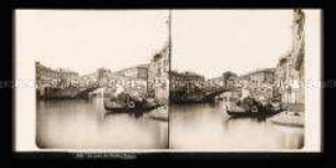 Rialtobrücke, Ponte di Rialto, in Venedig