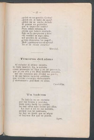 Tesoros del alma