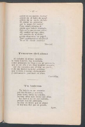 Tesoros del alma