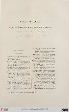 Bibliographie des ouvrages publiés en France sur les beaux-arts et la curiosité