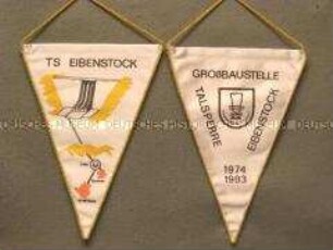 Wimpel der Großbaustelle Talsperre "Eibenstock"