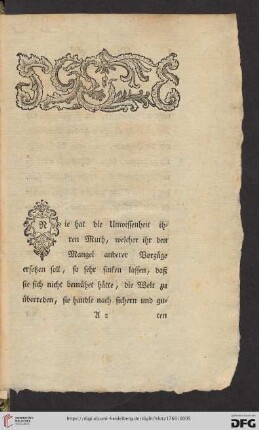 [Über das Studium des Alterthums]