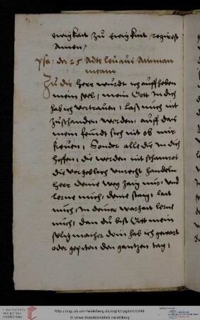 Psalmen und Gebete