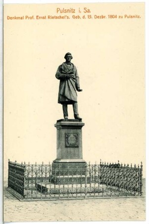 Pulsnitz. Rietscheldenkmal