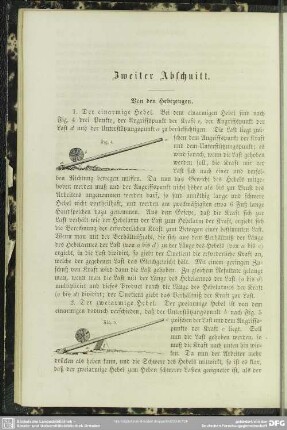 Zweiter Abschnitt. Von den Hebezeugen