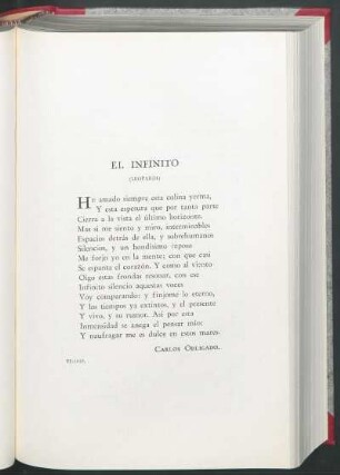 El infinito
