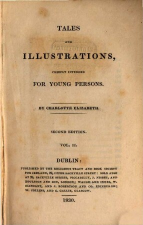 Tales and Illustrations : chiefly intended for young persons, 2