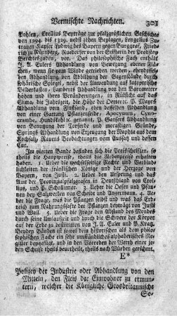 Policey der Industrie, oder Abhandlung von den Mitteln, den Fleis der Einwohner zu ermuntern.