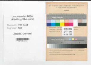 Entnazifizierung Gerhard Zerulla , geb. 22.10.1913 (Hauptmann)