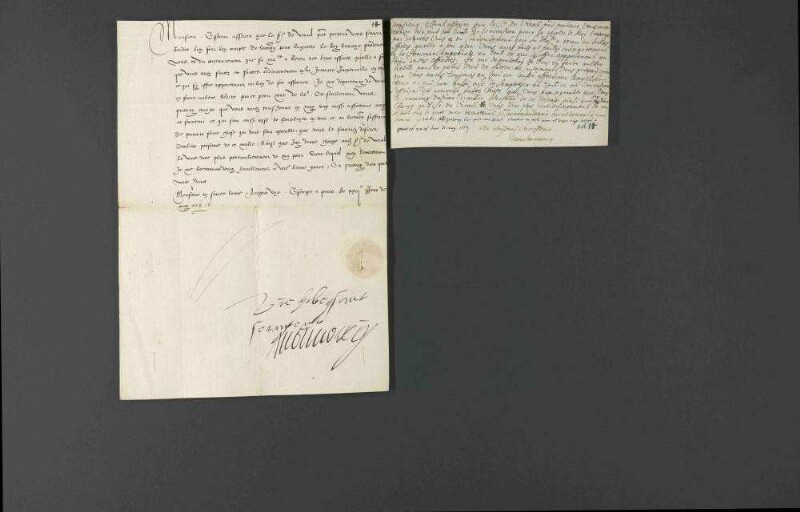 Verwendung Herzog Christophs von Württemberg für König Heinrich II. von Frankreich am kaiserlichen Hof.