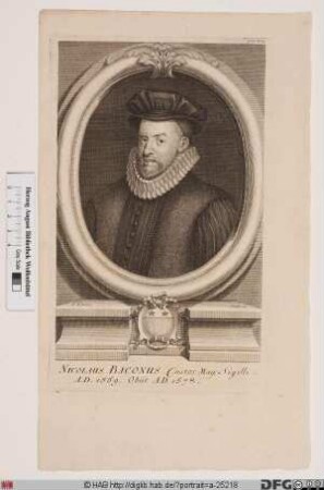 Bildnis Sir Nicholas Bacon