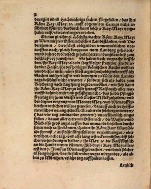 Etwas geenderte vnd verbesserte Description: Des aller Durchleüchtigisten ... Fürsten vnd Herrn Herrn Rudolfen des andern Erwölten Römischen Kaisers ... Erstgehaltenen Reichstag zu Augspurg, der sich dann vermög gethaner Proposition, den 3. Julij Anno 82. angefangen vnd was darauff für Chur vnd Fürsten auch andere Stendt des heiligen Röm. Reichs so wol der Abwesenden Gesandten Rethe vnd Pottschafften erschinen vnd was sonst in werendem Reichstag für offentliche Actus gehalten worden ...