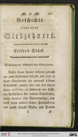 Eilftes Stück