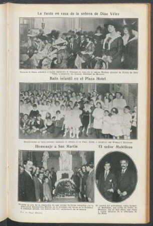La fiesta en casa de la señora de Díaz Vélez