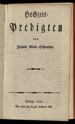 Hochzeit-Predigten