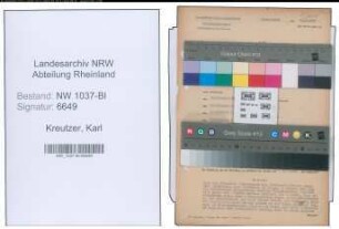 Entnazifizierung Karl Kreutzer , geb. 08.04.1902 (Direktor)