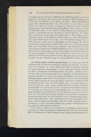 g) Sich-bewegen und Bewegungsvollzug.