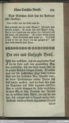 Der vier und fünfzigste Brief