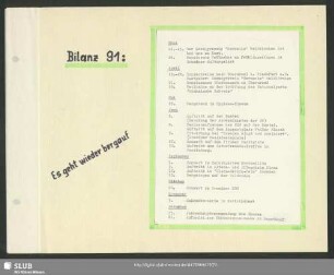 Bilanz 1991