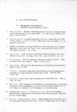 1.1. Bibliographien, Literaturberichte