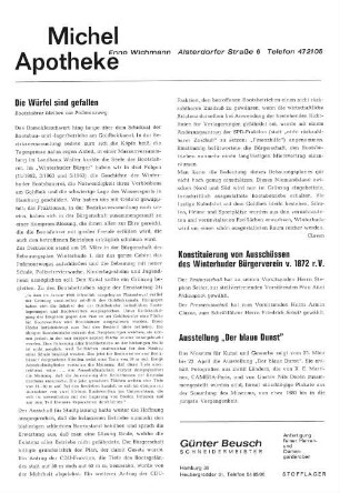Die Würfel sind gefallen