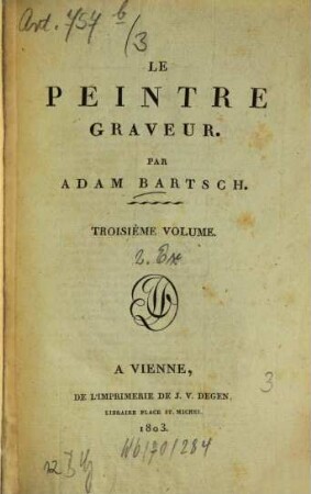Le peintre graveur, 3