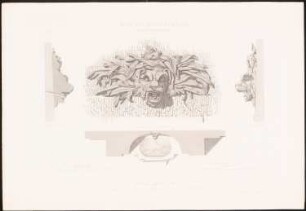 Manufacture, Sèvres: Grundriss, Ansichten, Schnitte, Details Brunnen (aus: Motifs historiques d´architecture et de sculpture d´ornement, hrsg.v. César Daly, Bd.2, 1870)