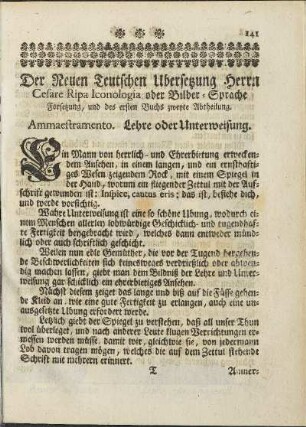 Lehre oder Unterweisung