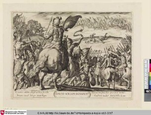 DAVID GOLIAM INTERFICIT [David tötet Goliath; David Killing Goliath]