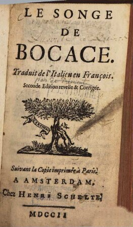 Le songe de Bocace