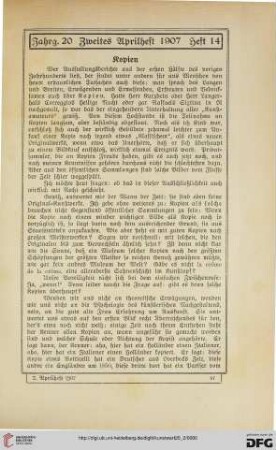 Heft 14 (2. Aprilheft 1907)