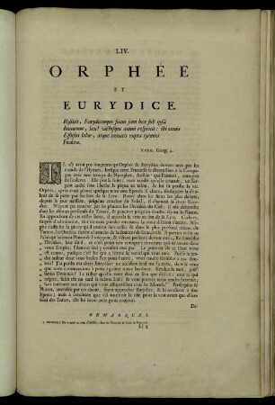 LIV. Orphée Et Eurydice