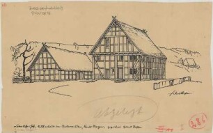 Unterwilden (Kreis Siegen): Ache-Hof. Haupthaus (Schaubild)