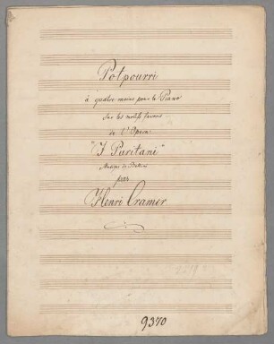 Potpourris; pf 4hands - BSB Mus.Schott.Ha 9828