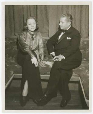 Marlene Dietrich und Max Reinhardt (Los Angeles, 1933) (Archivtitel)