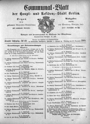 1868,48: No. 48, 29. November 1868
