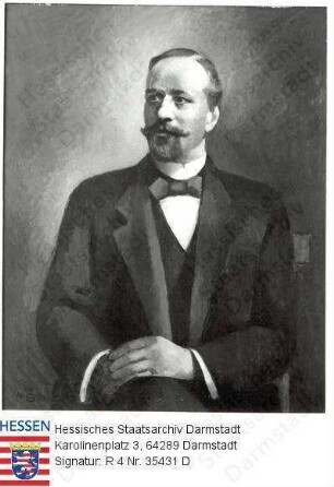 Parcus, Karl (1849-1922) / Porträt, Halbfigur