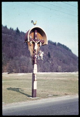 Wegkreuz / Longiniuskreuz im Prechtal