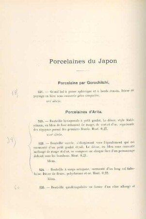 Porcelaines du Japon