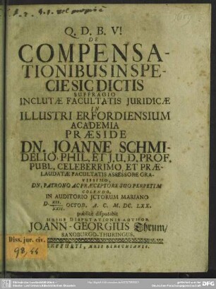 Disputatio de compensationibus