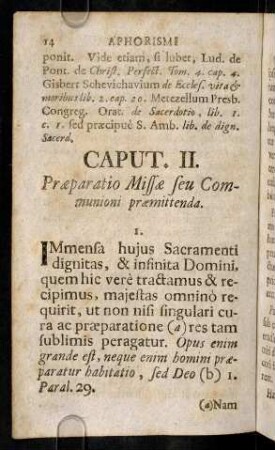 14-25, 1. Immensa hujus Sacramenti dignitas & ...