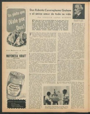 Don Roberto Cunninghame Graham y el único amor de toda su vida