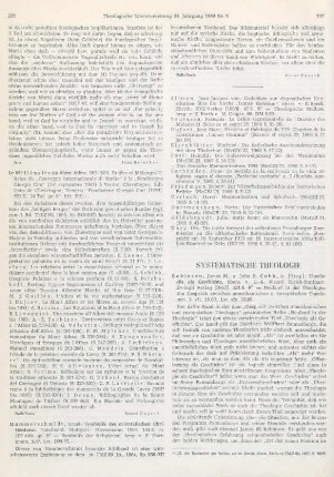 232-233 [Rezension] Theologie als Geschichte