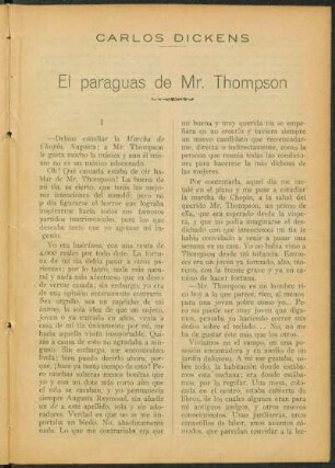 El paraguas de Mr. Thompson