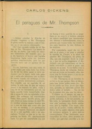 El paraguas de Mr. Thompson