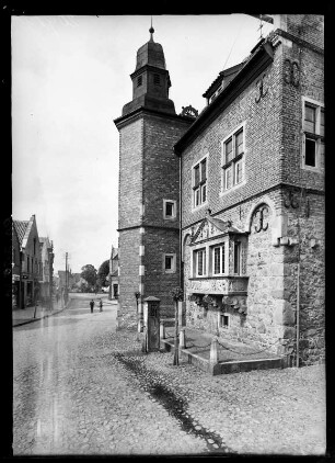 Meppen. Rathaus mit Blick zum Erker