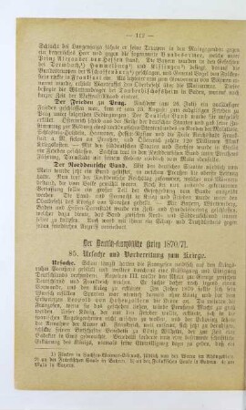 Der Deutsch-französische Krieg 1870/71