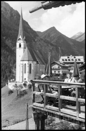 Heiligenblut: Blick von der Post, mit Burschels und Spitzli