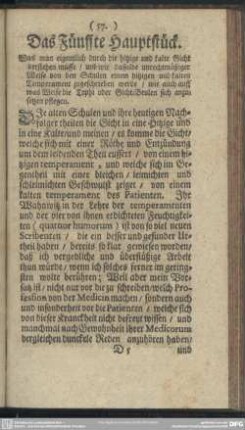 Fünffte Hauptstück