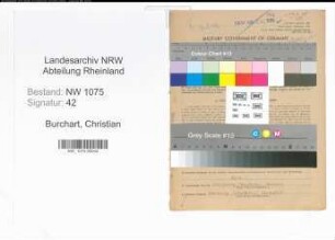 Entnazifizierung Christian Burchart , geb. 18.08.1901 (Lehrer)